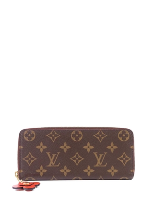 Louis Vuitton Pre-Owned Monogram-pattern flower-charm wallet - Brown