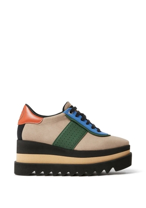 Stella McCartney Elyse platform derby shoes - Neutrals