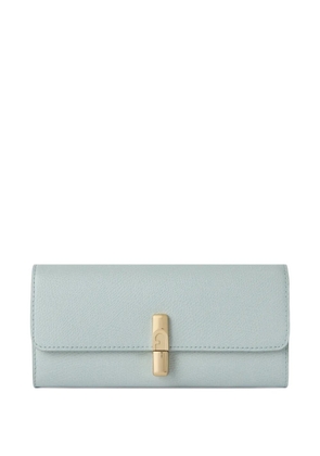 Furla XL Iride textured leather wallet - Blue