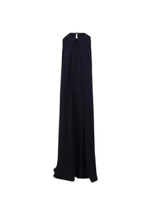 Gianluca Capannolo pleated sleeveless gown - Blue