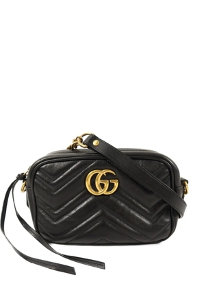 Gucci Pre-Owned GG Marmont matelassé shoulder bag - Black