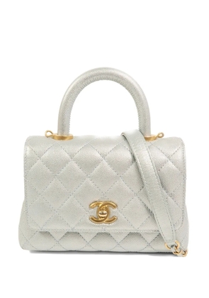 CHANEL Pre-Owned mini Coco Handle tote bag - Blue