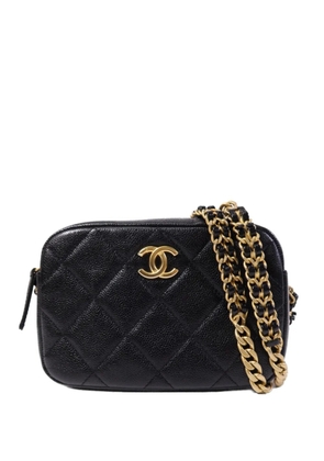 CHANEL Pre-Owned Camera CC diamond-quilted shoulder bag - Black
