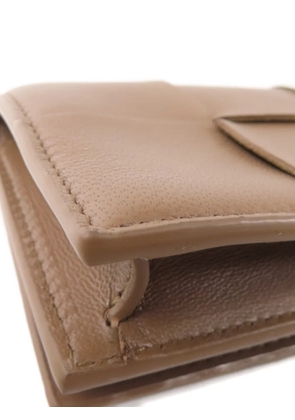 Bottega Veneta Pre-Owned Intrecciato leather cardholder - Neutrals