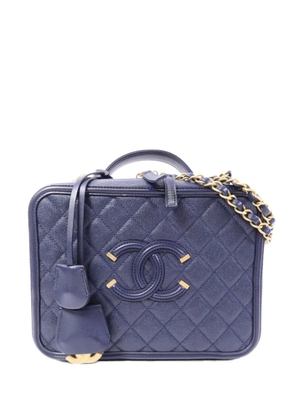 CHANEL Pre-Owned CC Filigree shoulder bag - Blue
