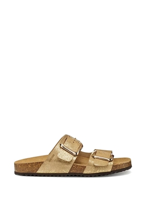Geox buckle-fastening sandals - Gold