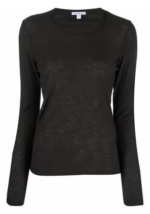 James Perse round-neck long-sleeved T-shirt - Green