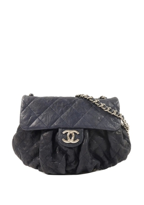 CHANEL Pre-Owned CC chain leather shoulder bag - Blue