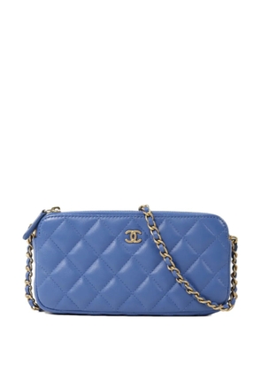 CHANEL Pre-Owned quilted CC shoulder bag - Blue