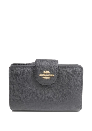Coach Vintage logo-plaque wallet - Black