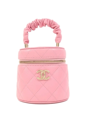 CHANEL Pre-Owned quilted CC Vanity tote bag - Pink