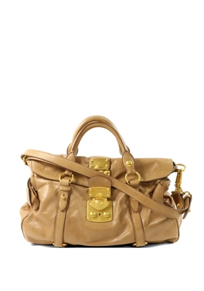 Miu Miu Pre-Owned Bow tote bag - Neutrals