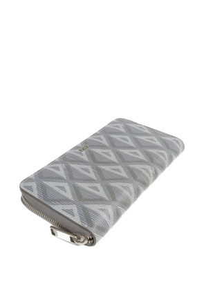 Christian Dior Pre-Owned CD Diamond long wallet - Grey