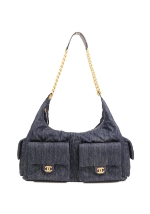 CHANEL Pre-Owned CC quilted shoulder bag - Blue
