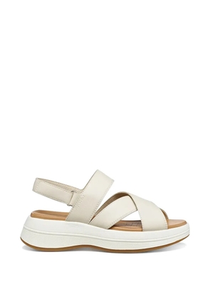 Geox crossover-strap touch-strap sandals - Neutrals