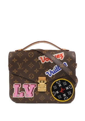 Louis Vuitton Pre-Owned MM Metis Monogram patches tote bag - Brown