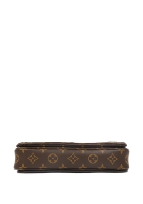 Louis Vuitton Pre-Owned MM Metis Monogram patches tote bag - Brown