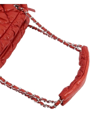 CHANEL Pre-Owned CC diamond-quilted shoulder bag - Red