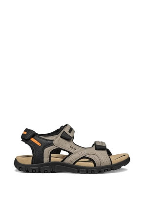 Geox perforated touch-strap sandals - Neutrals
