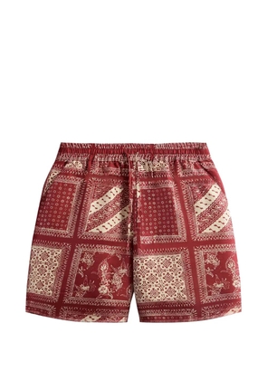 KITH patterned shorts - Red