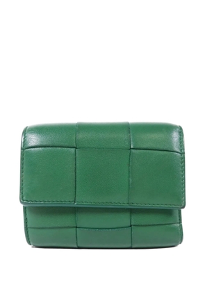 Bottega Veneta Pre-Owned Cassette trifold wallet - Green
