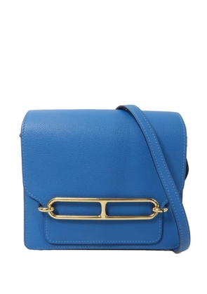 Hermès Pre-Owned Roulis leather shoulder bag - Blue
