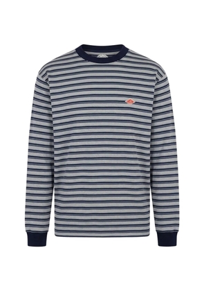 Danton striped long-sleeve T-shirt - Grey