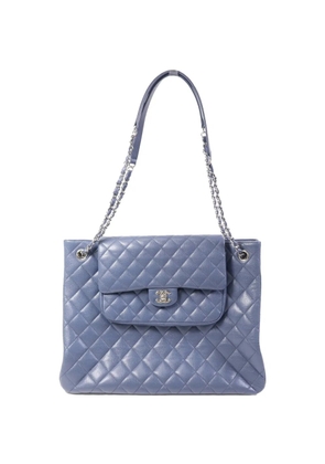 CHANEL Pre-Owned quilted shoulder bag - Blue