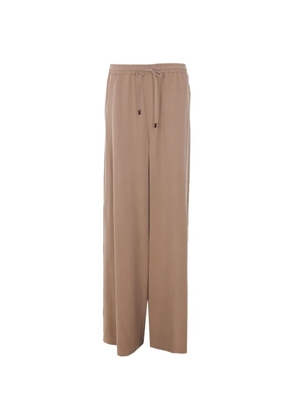 Max Mara silk drawstring palazzo pants - Neutrals