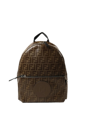 Fendi Pre-Owned FF logo backpack - Brown