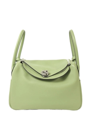 Hermès Pre-Owned 26 Lindy leather shoulder bag - Green