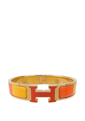Hermès Pre-Owned Clic H enamel bracelet - Gold