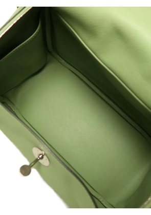 Hermès Pre-Owned 26 Lindy leather shoulder bag - Green