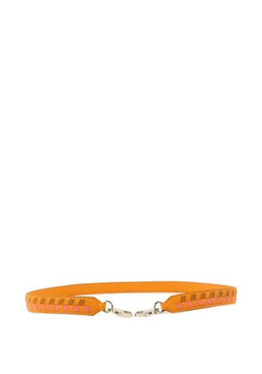 Hermès Pre-Owned 2018 Tressage leather bag strap - Orange