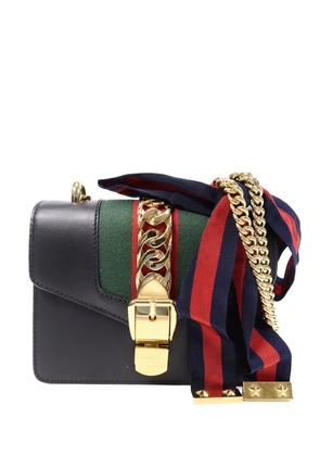 Gucci Pre-Owned Sylvie chain-link shoulder bag - Black