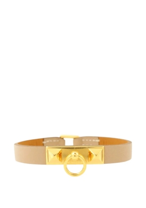 Hermès Pre-Owned Rivale Mini calfskin bracelet - Gold