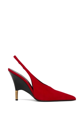 KHAITE Bella pointed-toe slingback pumps - Red
