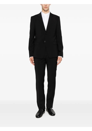 Emporio Armani band-collar long-sleeve shirt - White