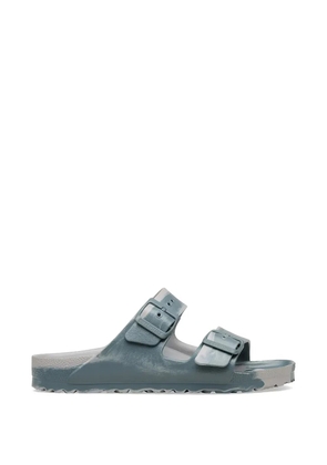 Birkenstock Arizona marbled-effect slides - White
