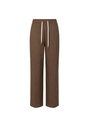 Re-Hash drawstring-waist palazzo pants - Brown