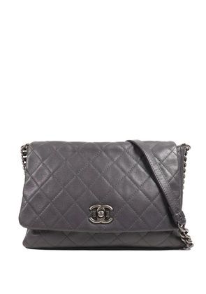 CHANEL Pre-Owned turn-lock-fastening shoulder bag - Grey