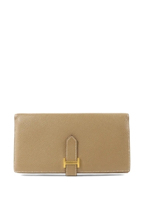 Hermès Pre-Owned Bearn Soufflet wallet - Grey