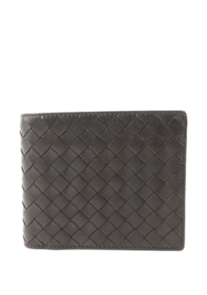 Bottega Veneta Pre-Owned Intrecciato bifold wallet - Black