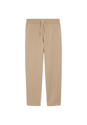AMI Paris cotton elasticated waist trousers - Neutrals