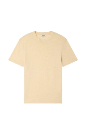 SANDRO linen T-shirt - Neutrals