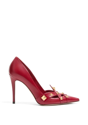 Valentino Garavani Studdy kidskin pumps 100mm - Red