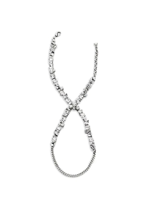 Patrizia Pepe Diamond Cut shoe anklet - Silver