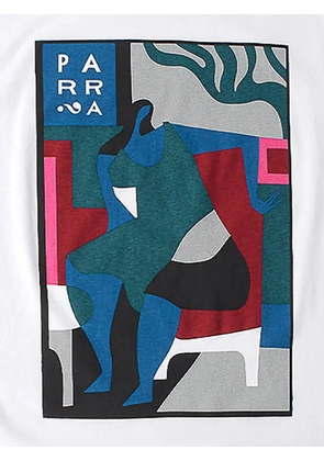 BY PARRA Leaving Now graphic-print T-shirt - White