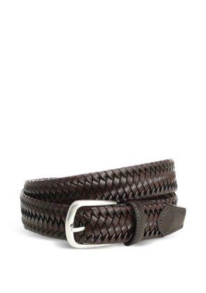 Al Duca D’Aosta 1902 braided leather belt - Brown