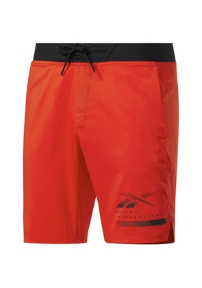 Reebok Epic logo-print track shorts - Red